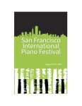 San Francisco International Piano Festival – Festival Finale – Maurizio – Sunday, August 31 at 4 pm