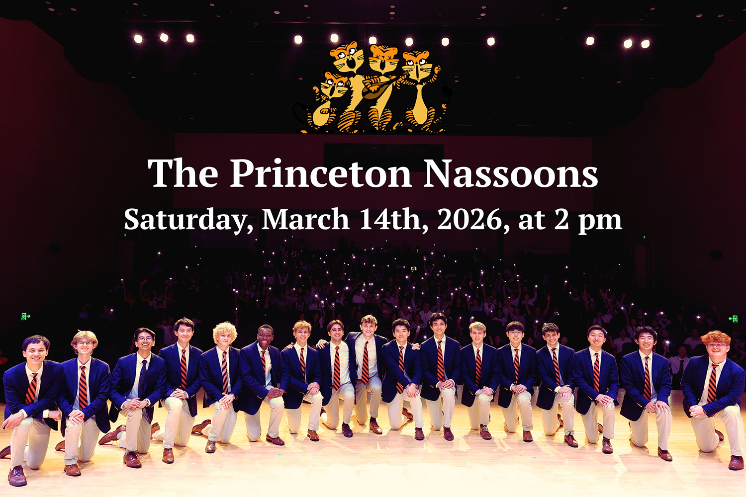 The Princeton Nassoons – Saturday, March 14 at 2 pm