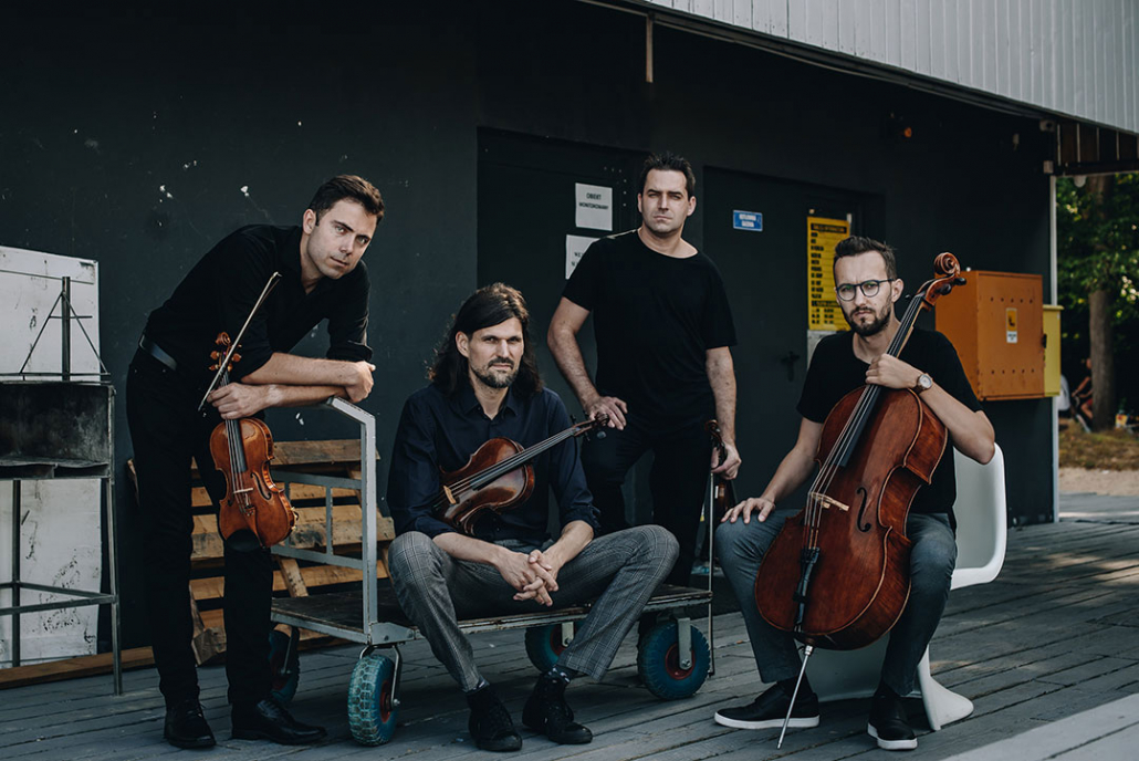 Picture of Atom String Quartet with instruments
